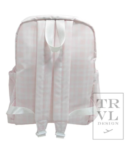 PIMLICO PLAID PINK BACKPACK – Southern Sorelle Embroidery Boutique