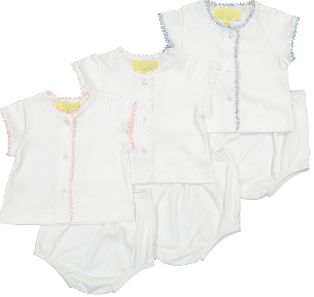 Lullaby Set Sibley Sibling Set, Blue Pinstripe 5