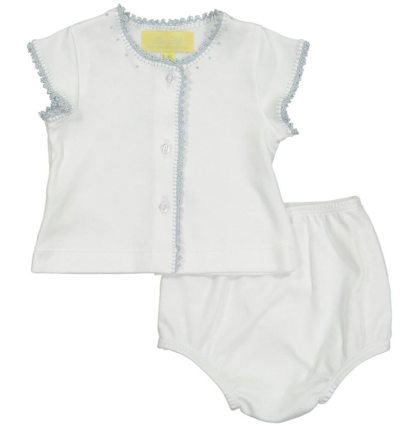 Lullaby Set Sibley Sibling Set, Blue Pinstripe 5