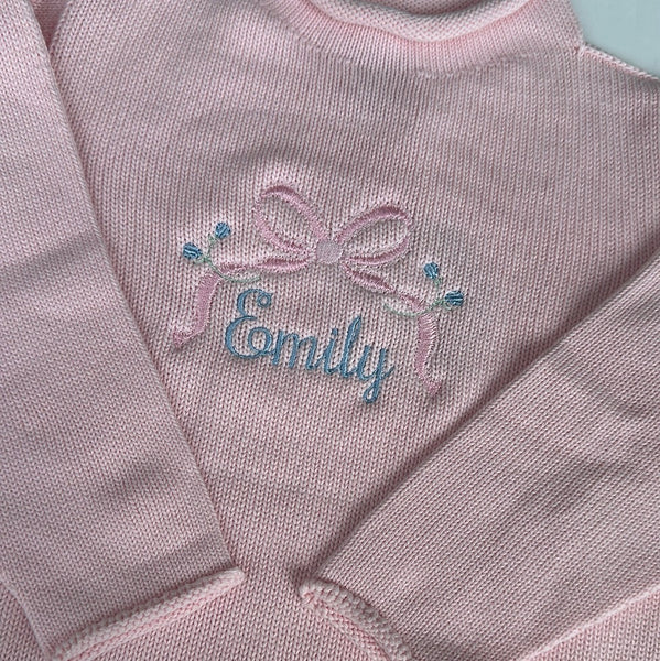 Essentials Knits Pink Raglan Sweater - Pink - New! (Sizes 3M, 6M, 9M)