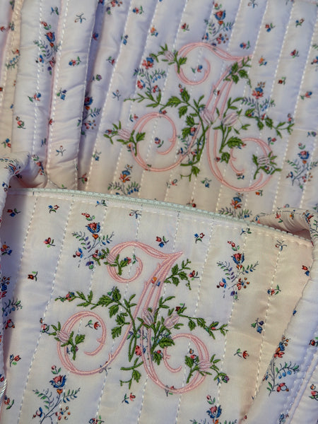 FLEURIE BUNDLE - QUILTED STROLLER BAG + CHANGING MAT + EVERYDAY BAG