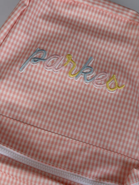 GINGHAM TAFFY BACKPACK