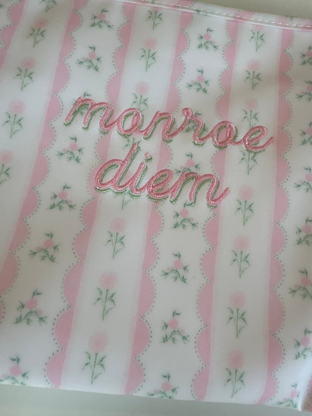 PINK RIBBON FLORAL ROADIE - LARGE