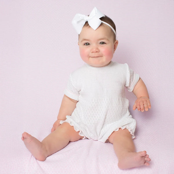 PATY KNIT RUFFLE HEM BUBBLE - #163