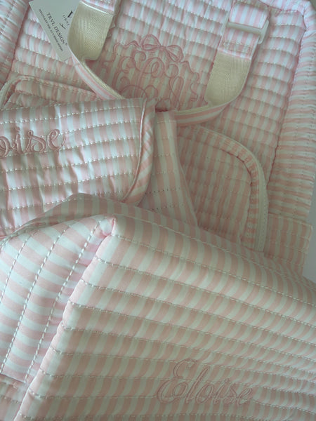 PIMLICO PINK QUILTED EVERYDAY BAG