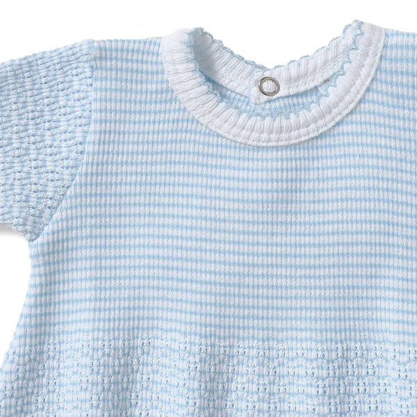PATY KNIT STRAIGHT HEM BUBBLE - BLUE #262