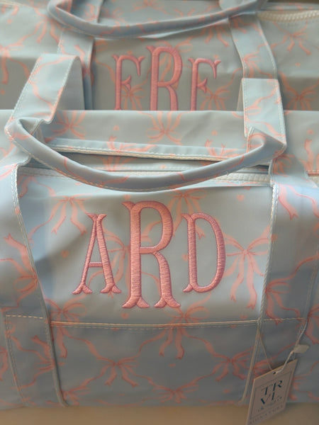 ELOISE BOW WEEKENDER DUFFEL BAG