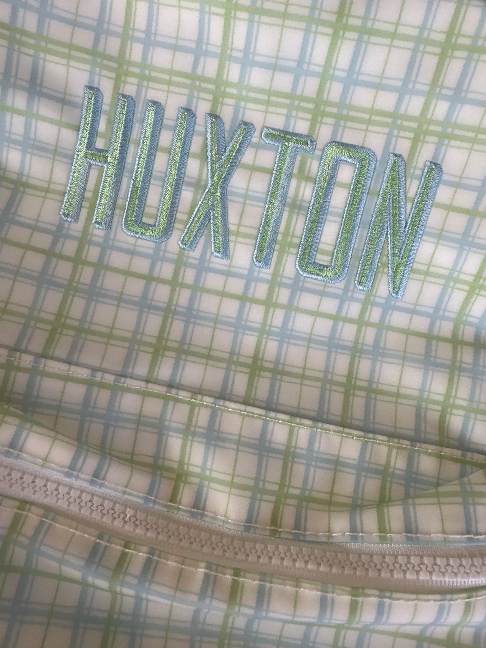 dark green plaid mini backpack CLASSIC PLAID GREEN MINI BACKPACK – Southern Sorelle Embroidery Boutique