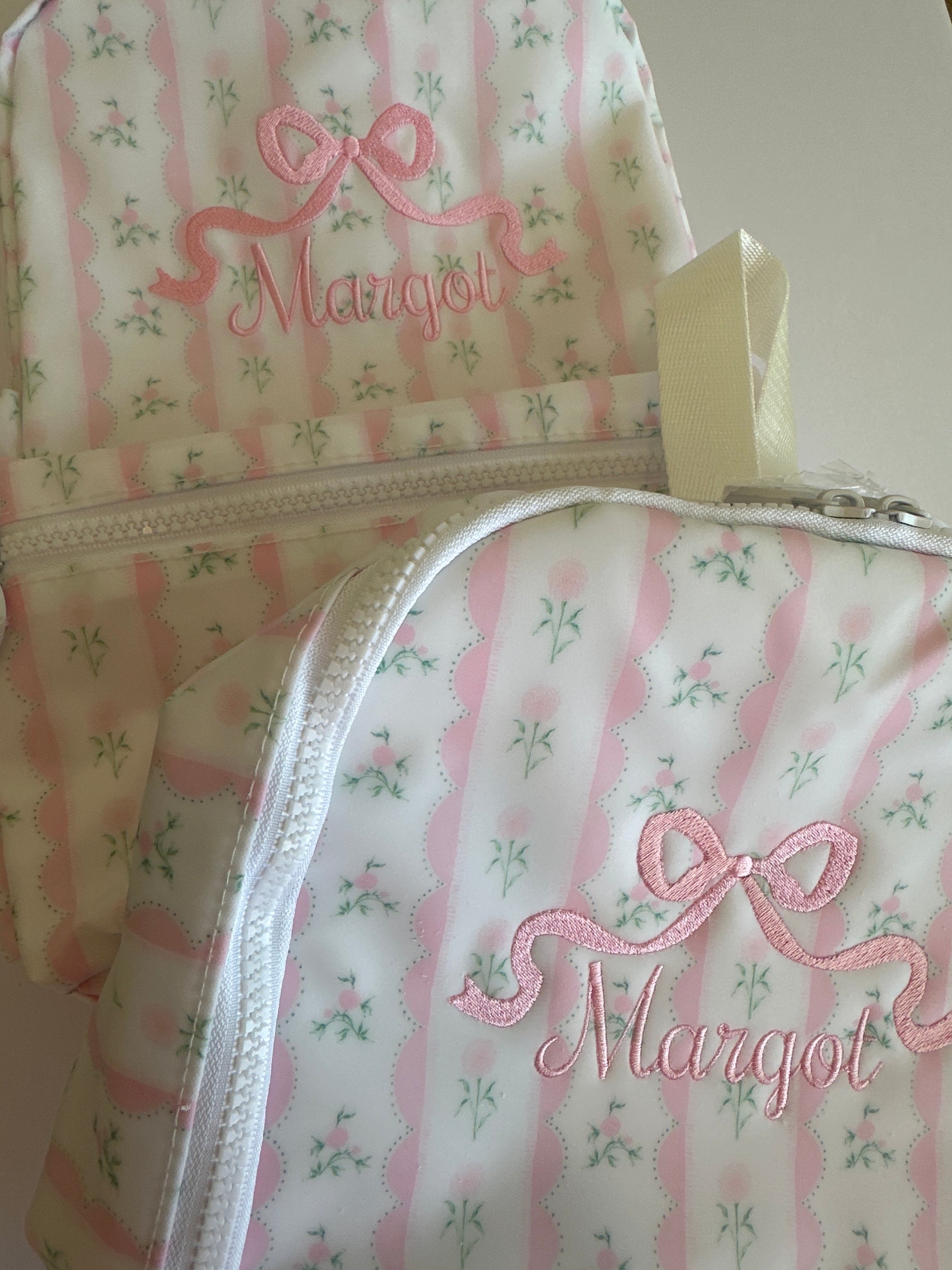 PINK RIBBON FLORAL MINI BACKPACK – Southern Sorelle 