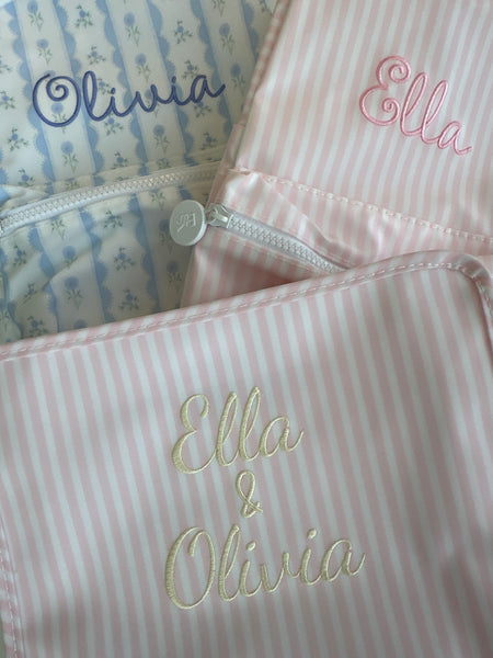 PIMLICO STRIPE PINK BACKPACK