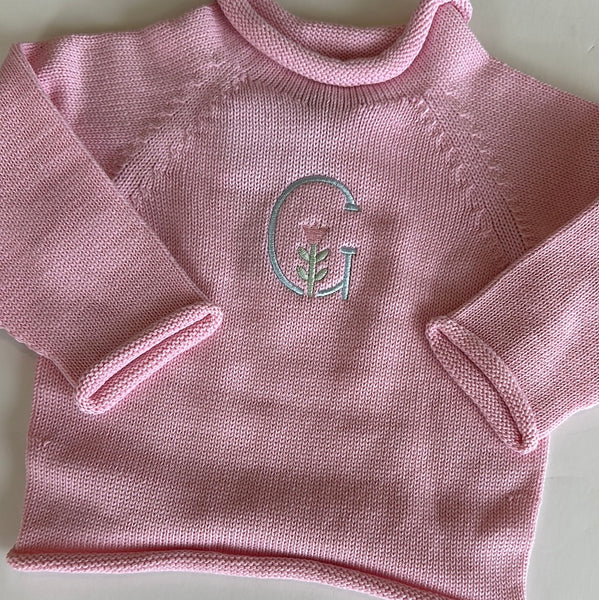 Essentials Knits Pink Raglan Sweater - Pink - New! (Sizes 3M, 6M, 9M)