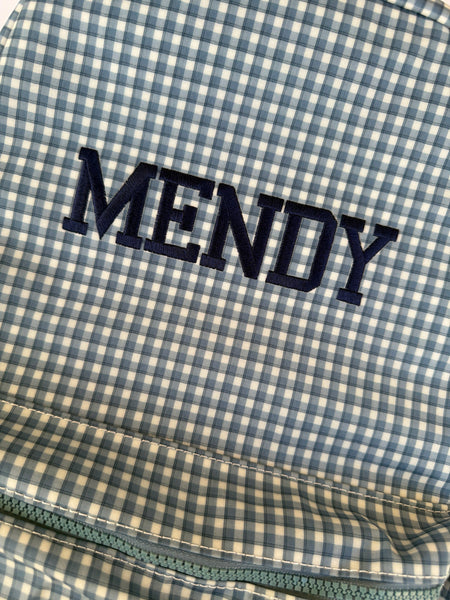 INDIGO CHECK RODEO BACKPACK