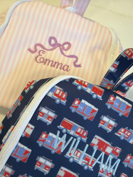 PIMLICO PINK STRIPE BRING IT INSULATED BAG
