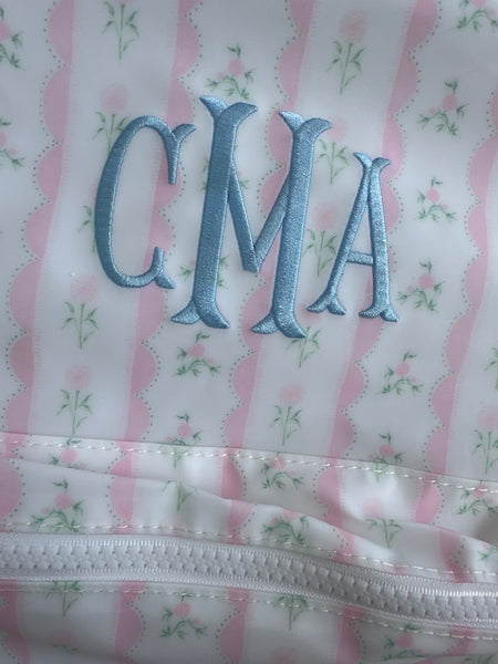 PINK RIBBON FLORAL MINI BACKPACK