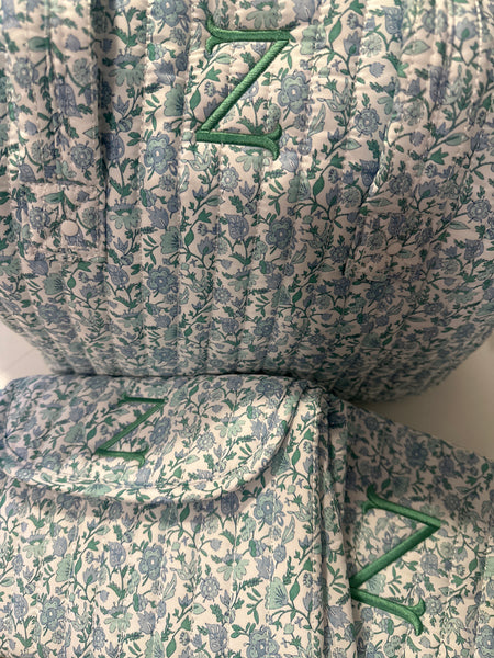 HAMPTONS FLORAL BUNDLE - QUILTED STROLLER BAG + CHANGING MAT + EVERYDAY BAG