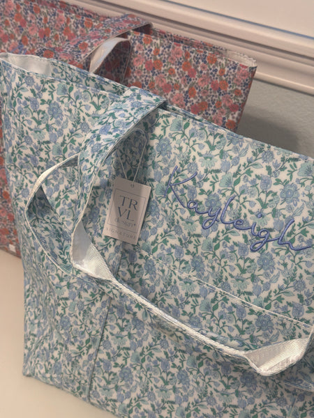 HAMPTONS FLORAL X-LARGE TOTE