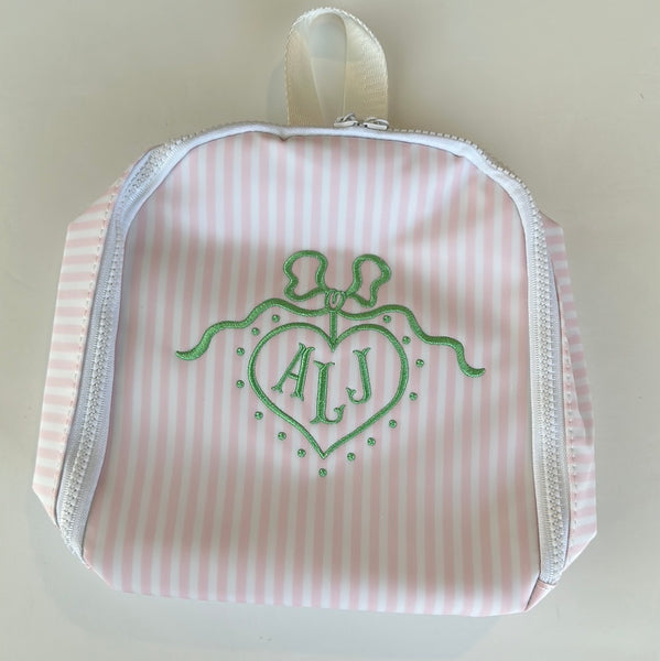 PIMLICO PINK STRIPE BRING IT INSULATED BAG