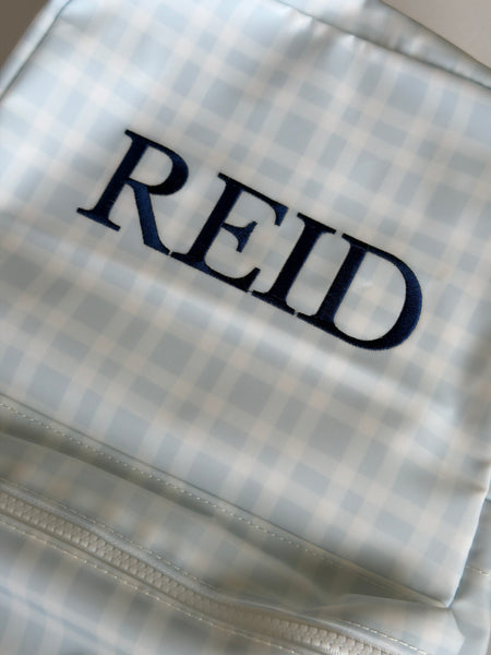 BLUE PIMLICO PLAID WEEKENDER