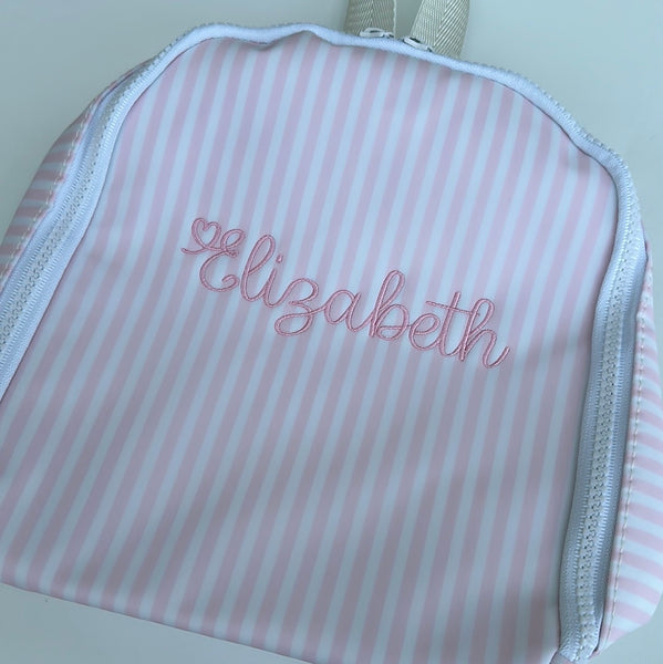 PIMLICO PINK STRIPE BRING IT INSULATED BAG