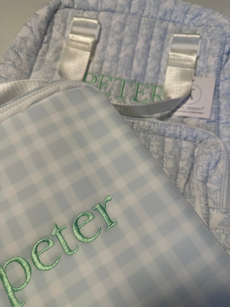 WOODLAND BLUE QUILTED ALL YOU NEED BAG