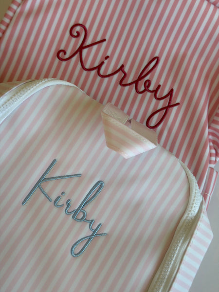 DUSTY ROSE PIMLICO STRIPE BACKPACK