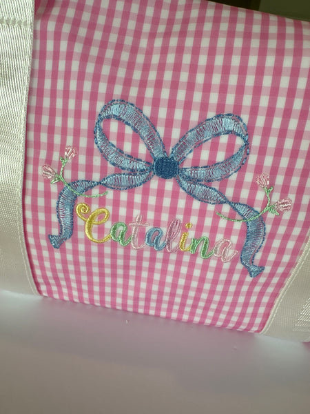 MINI PACKER - GINGHAM PINK