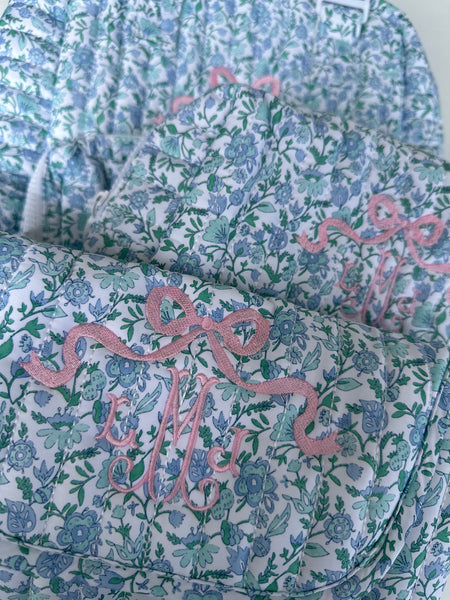 HAMPTONS FLORAL QUILTED ALL YOU NEED BAG