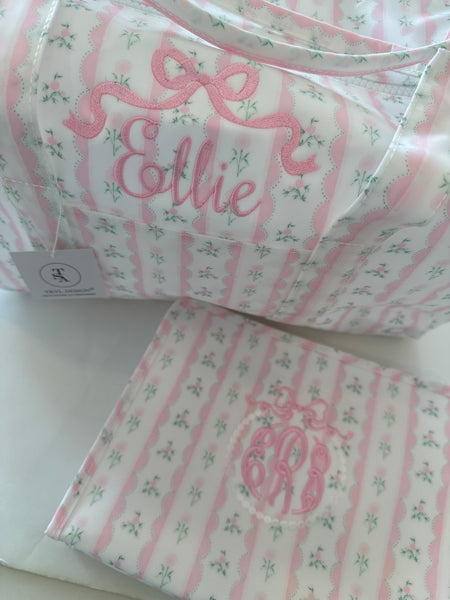 PINK RIBBON FLORAL ROADIE - MEDIUM