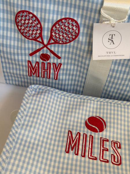 GINGHAM MIST BACKPACK