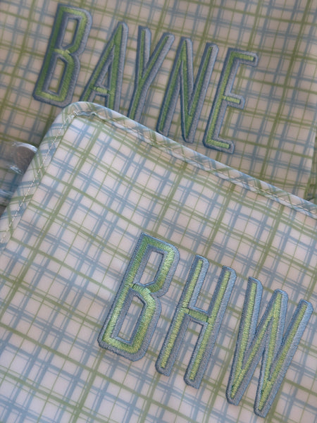 CLASSIC PLAID GREEN BACKPACK