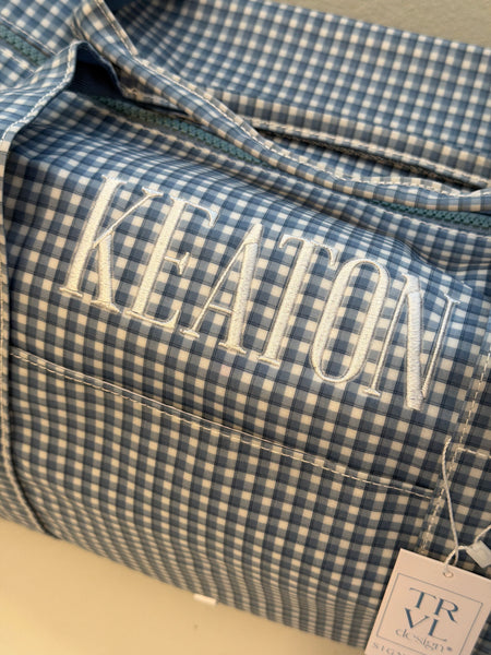 XL RODEO CHECK INDIGO WEEKENDER