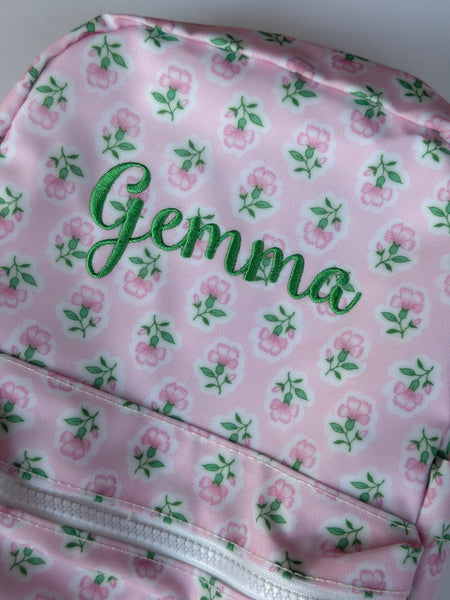 PETITE FLEUR PINK BACKPACK