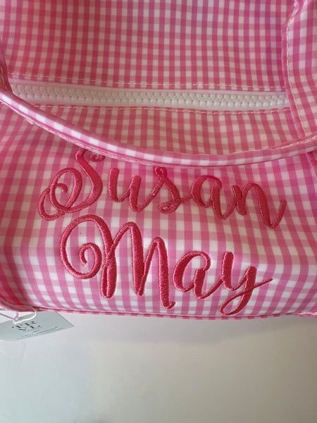 GINGHAM PINK WEEKENDER