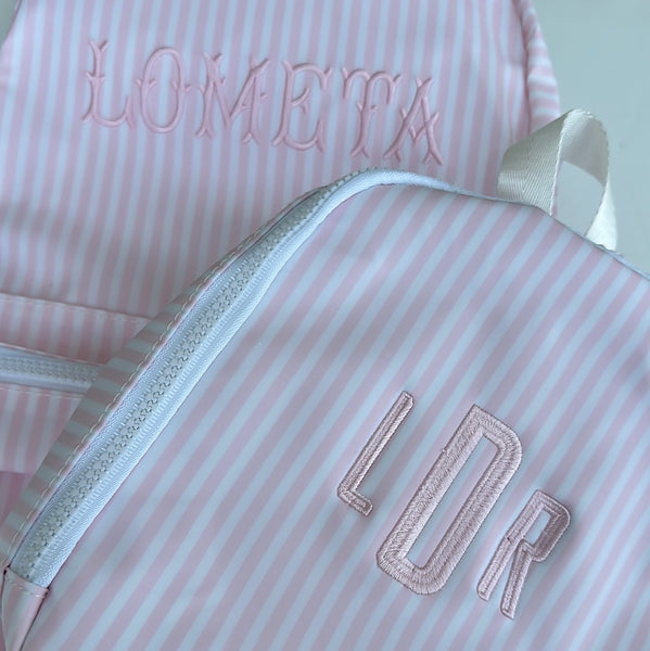 PIMLICO PINK STRIPE BRING IT INSULATED BAG