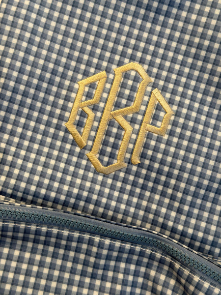 INDIGO CHECK RODEO BACKPACK
