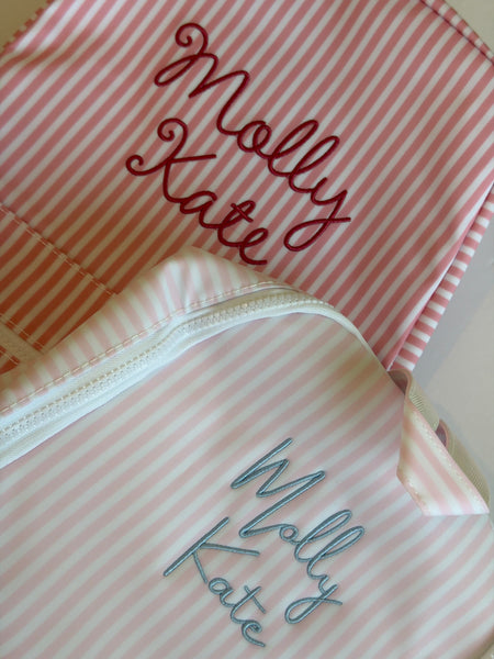 DUSTY ROSE PIMLICO STRIPE BACKPACK