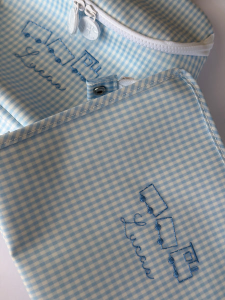 GINGHAM MIST ROADIE - MEDIUM - BACKORDERED UNTIL MID TO LATE DECEMBER