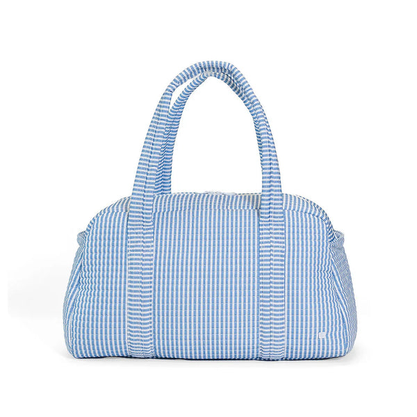 CHAMBRAY PIMLICO STRIPE QUILTED GRANDE DUFFEL