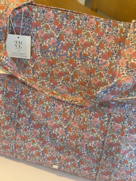 GARDEN FLORAL X-LARGE TOTE