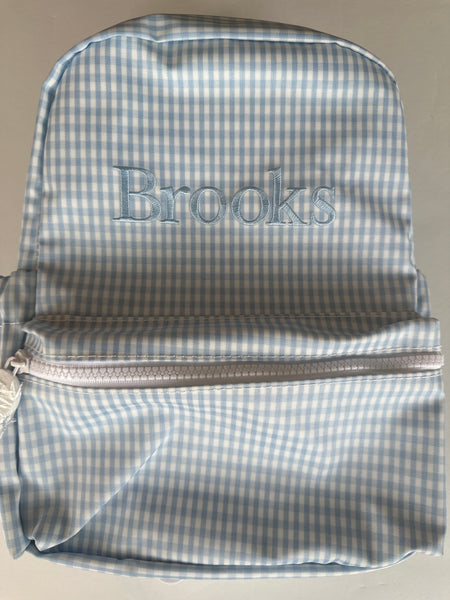 MINI BACKER - GINGHAM MIST