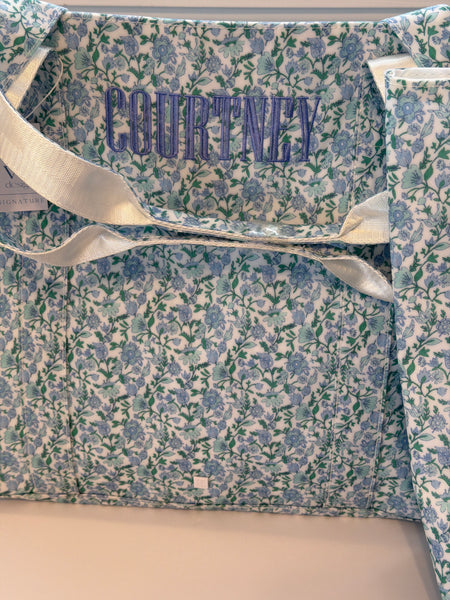 HAMPTONS FLORAL X-LARGE TOTE