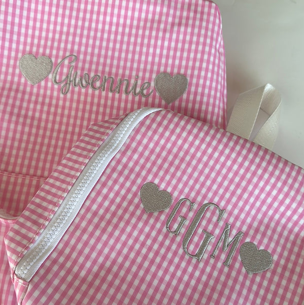 BRING IT INSULATED BAG - GINGHAM PINK - NEW!