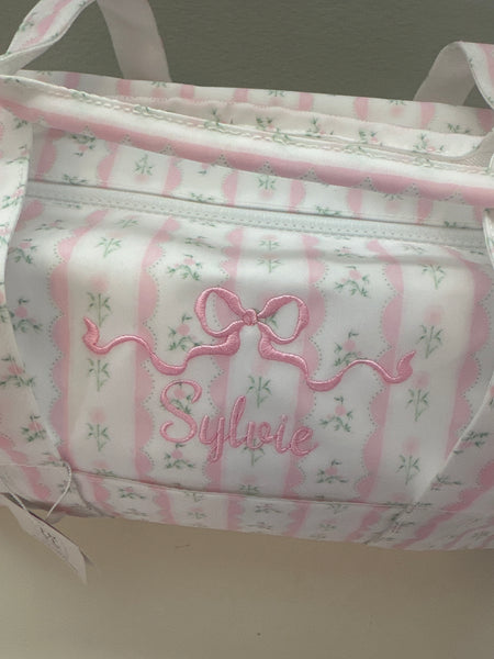 PINK RIBBON FLORAL WEEKENDER