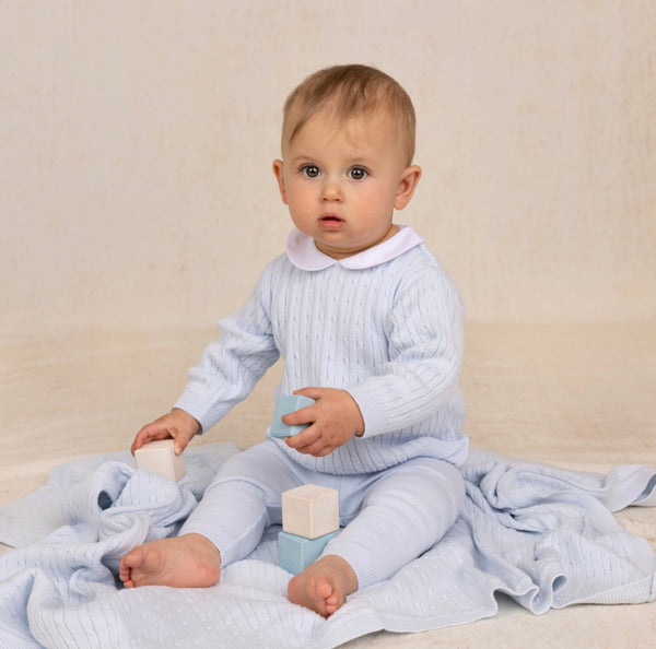 BOYS PETER PAN CABLE KNIT SET - NEW ARRIVAL!