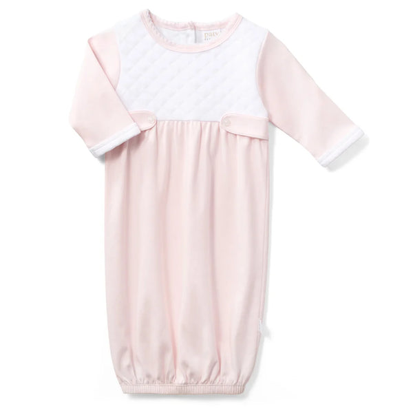 PATY ORGANIC COTTON JACQUARD INTERLOCK GOWN