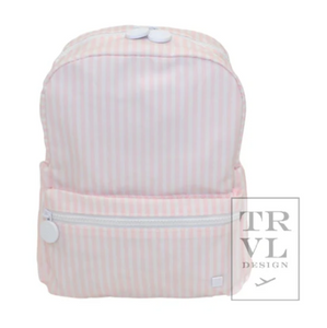 PINK PIMLICO STRIPE MINI BACKPACK