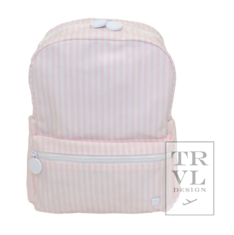 TRVL Mini Backer Backpack Pimlico Stripe Pink