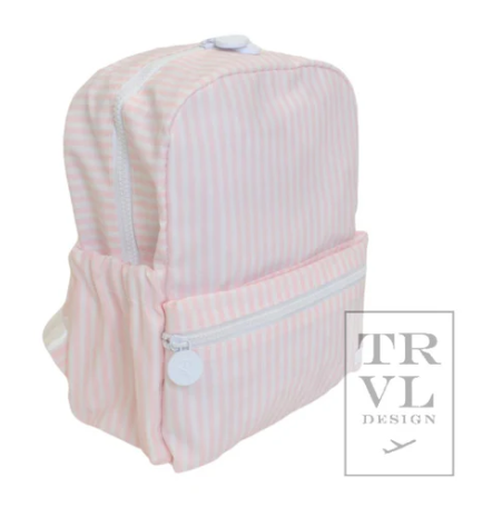 TRVL Mini Backer Backpack Pimlico Stripe Pink