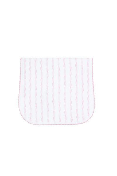 PINK TWIRLS BURP CLOTH