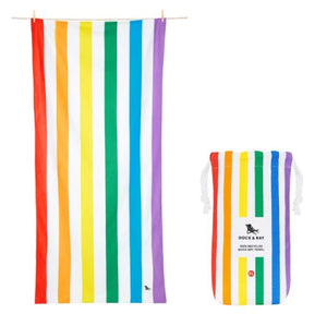 DOCK & BAY QUICK DRY BEACH TOWEL - XLARGE - RAINBOW SKIES